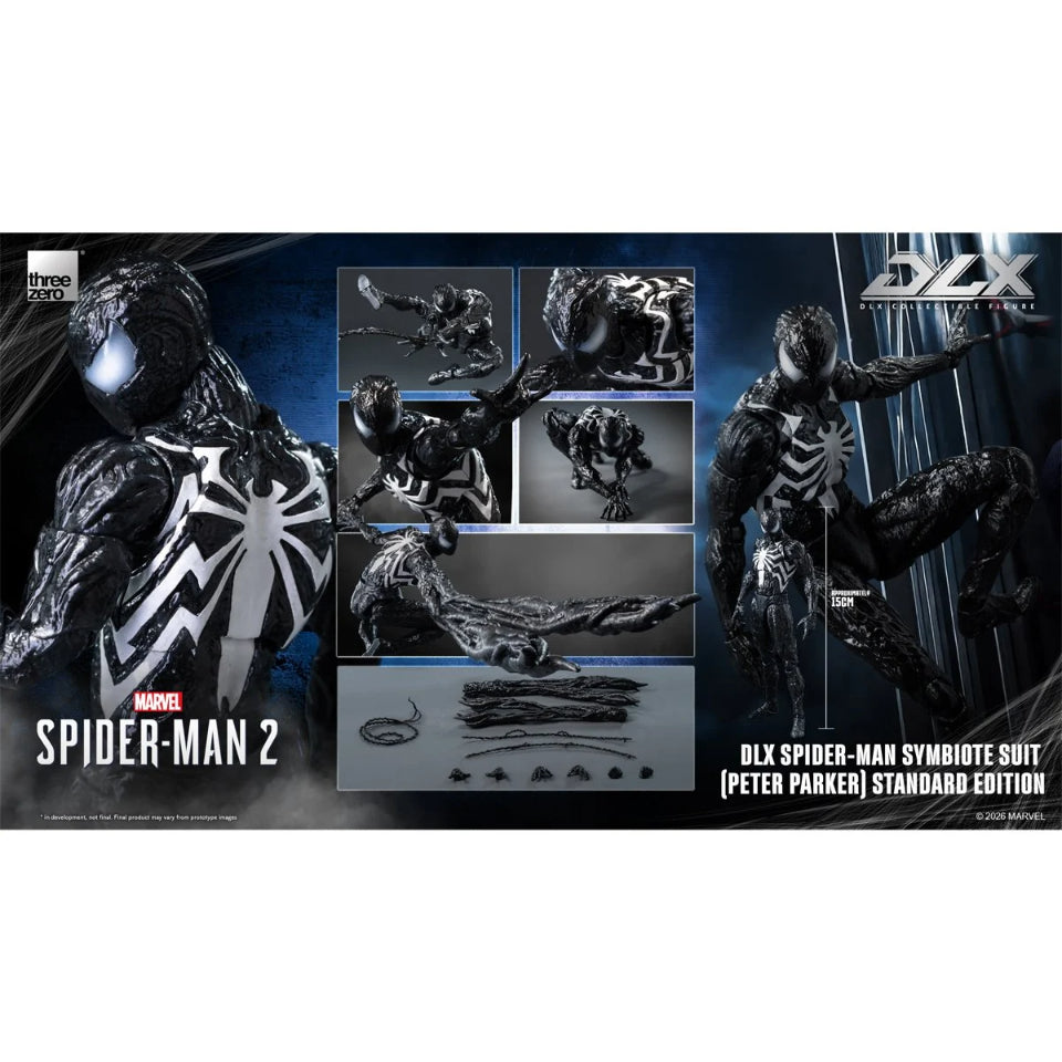 [Preventa] Marvel's Spider-Man 2 DLX Spider-Man Symbiote Suit Peter Parker Standard Edition Three Zero