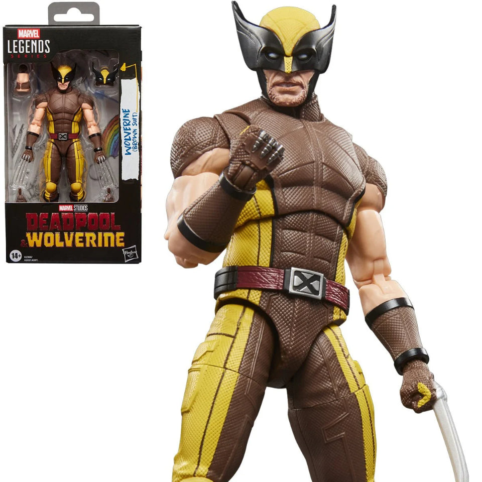 [Preventa] Deadpool &amp; Wolverine: Wolverine (Brown Suit) Marvel Legends
