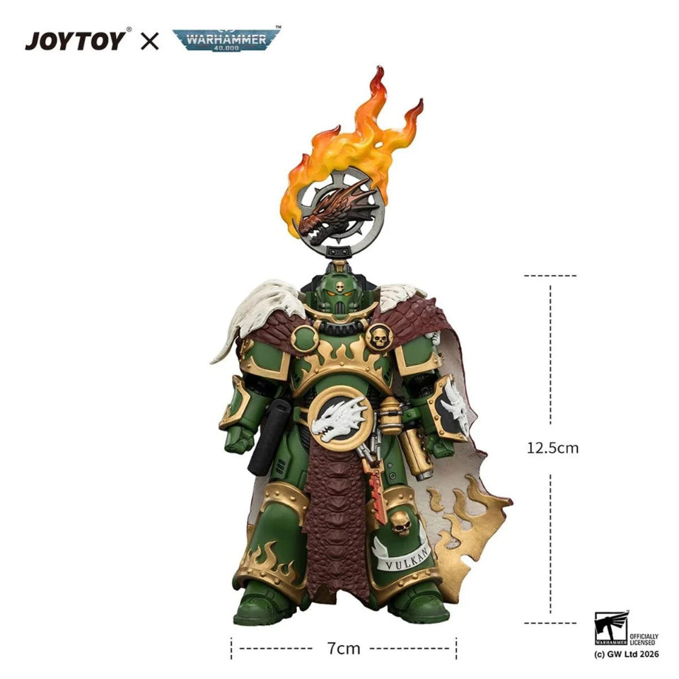 [Preventa] Joy Toy Warhammer 40,000 Salamanders Vulkan He'stan the Forgefather 1:18 Scale Figure