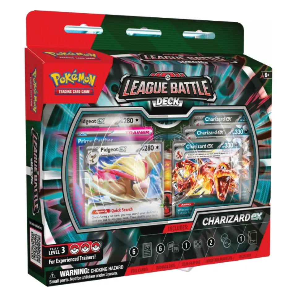 Pokémon TCG: Charizard Ex League Battle Deck (ESPAÑOL/INGLÉS)