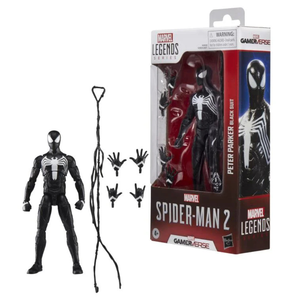 Gamerverse Peter Parker (Black Suit) Marvel Legends