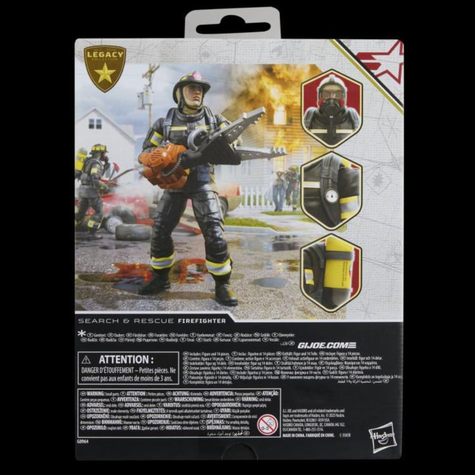 [Preventa] G.I. Joe Search &amp; Rescue Firefighter Classified Series Legacy Collection