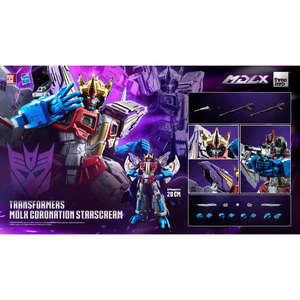 [Preventa] Transformers Coronation Starscream MDLX THREE ZERO