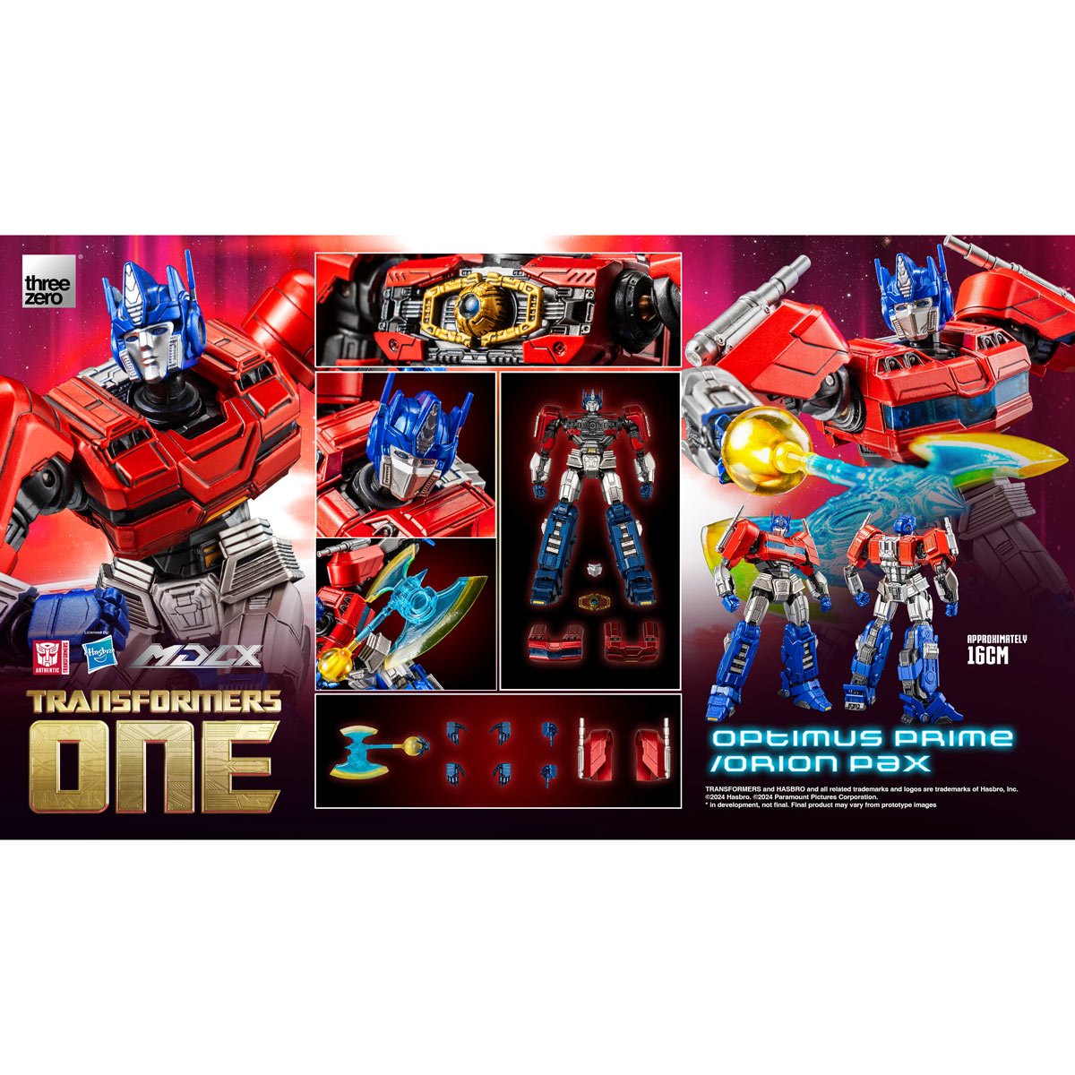 [Preventa] Transformers One Optimus Prime/Orion Pax MDLX Action Figure Threezero