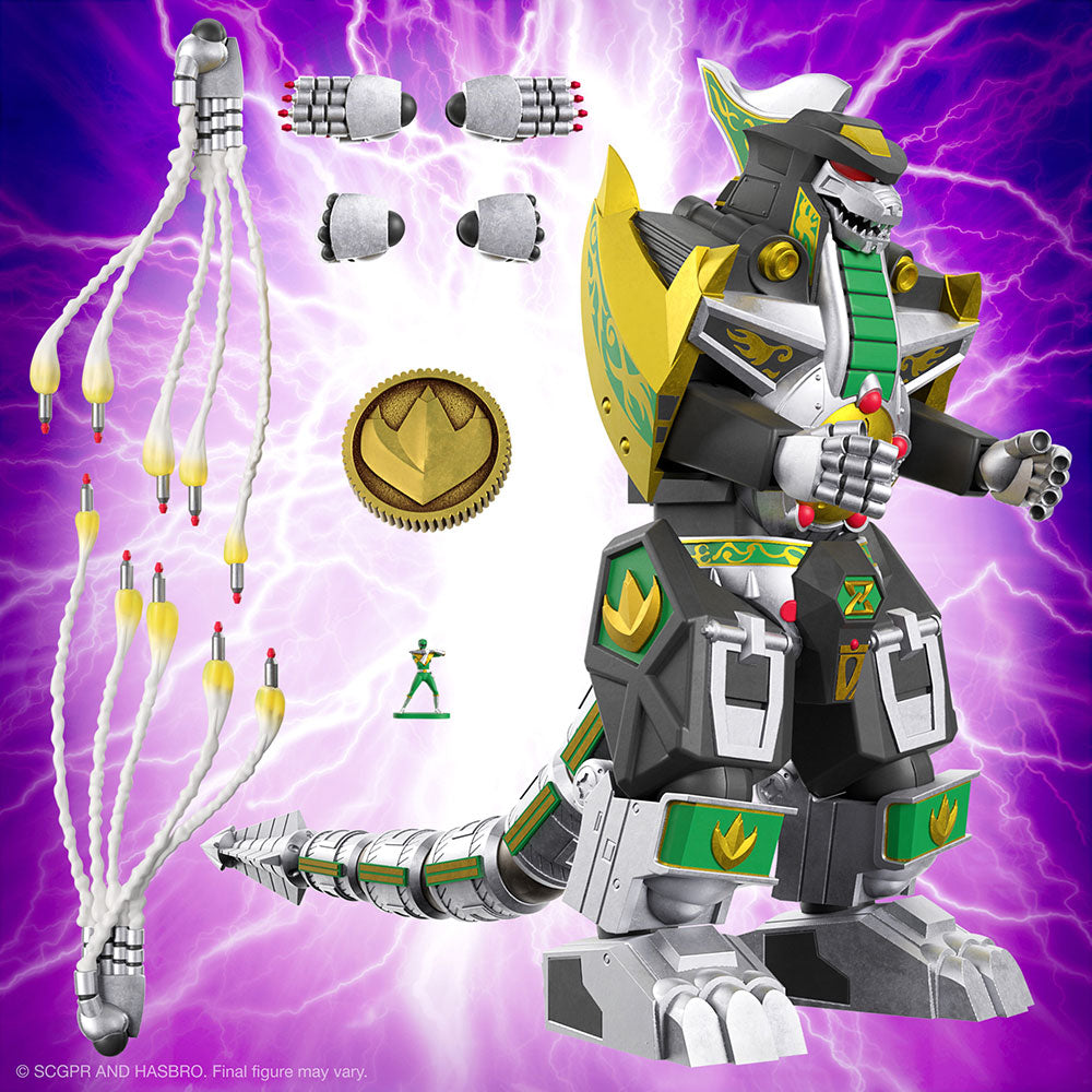 Mighty Morphin Power Rangers Dragonzord Power Rangers Ultimates SUPER7