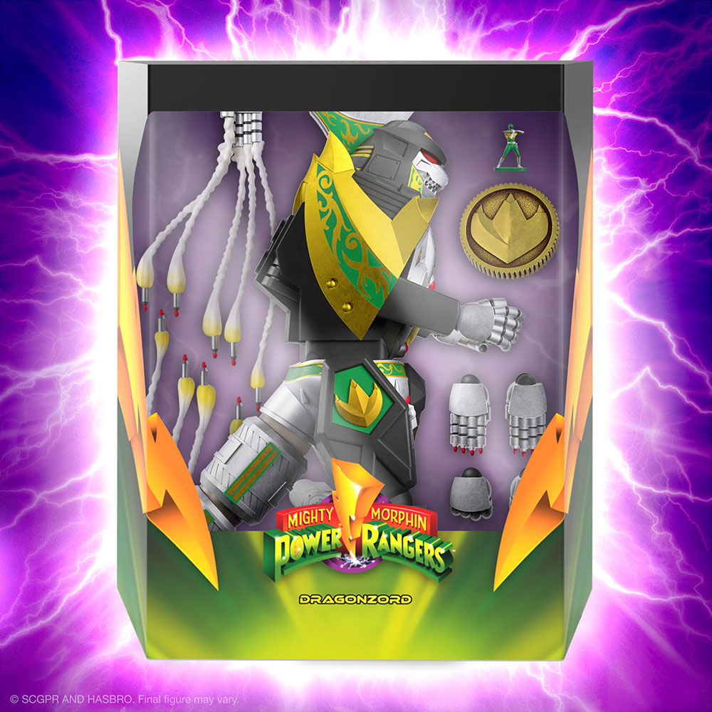 Mighty Morphin Power Rangers Dragonzord Power Rangers Ultimates SUPER7