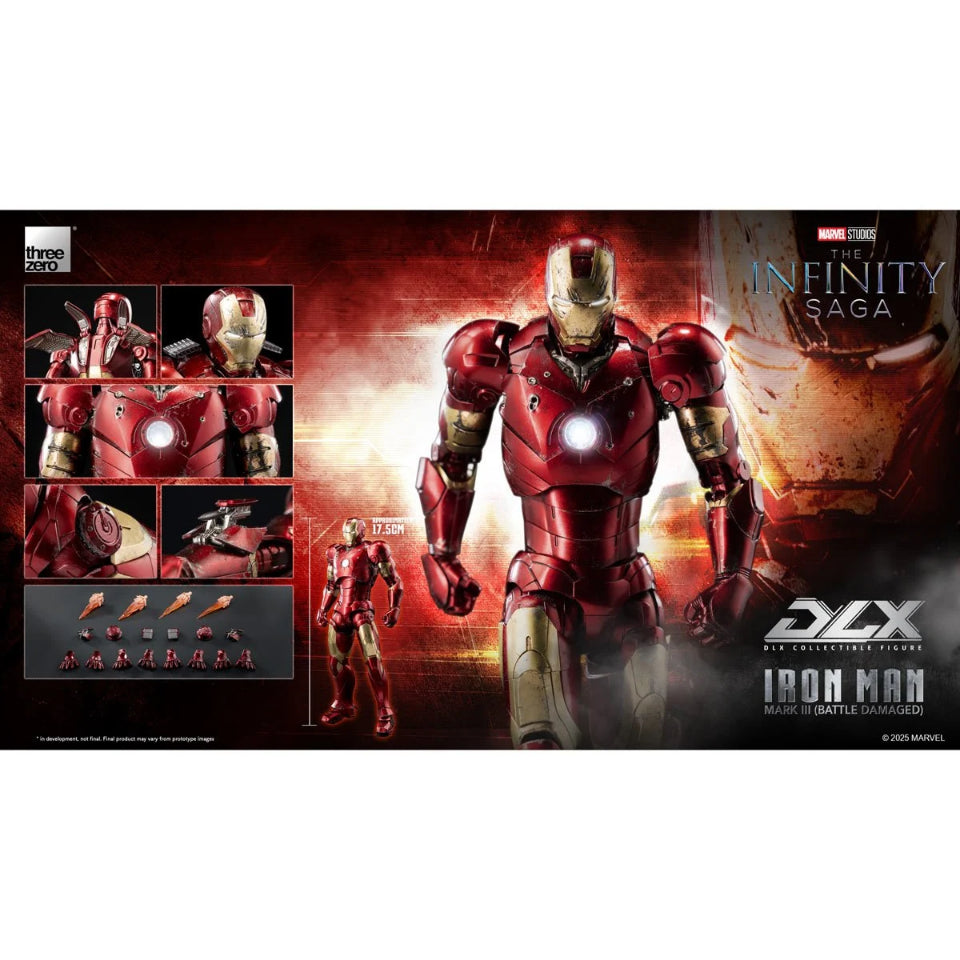 [Preventa] The Infinity Saga Iron Man Mark 3 (Battle Damaged) DLX Action Figure