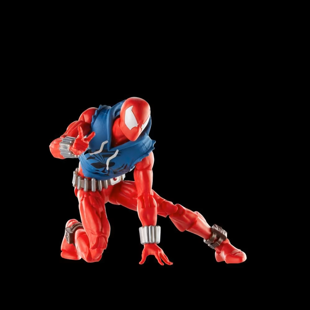 Figura Scarlet Spider Marvel Legends Hasbro 6 pulgadas Ben Reilly Spider-Man original