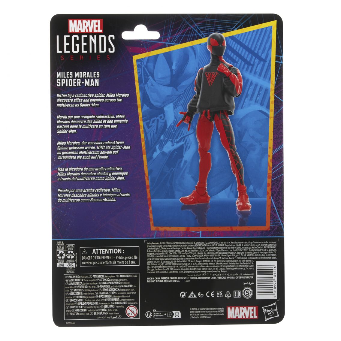 Miles Morales Spider-Man Retro Marvel Legends