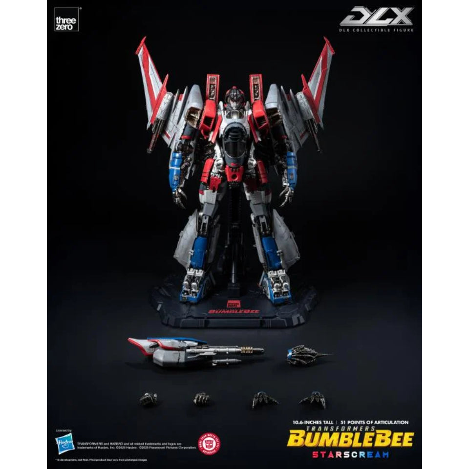 [Preventa]  Transformers: Bumblebee DLX Scale Collectible Series Starscream Action Figure Three Zero