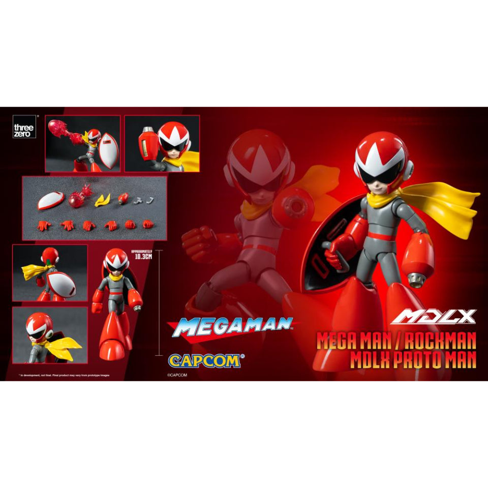 [Preventa] Mega Man MDLX Proto Man Action Figure THREE ZERO