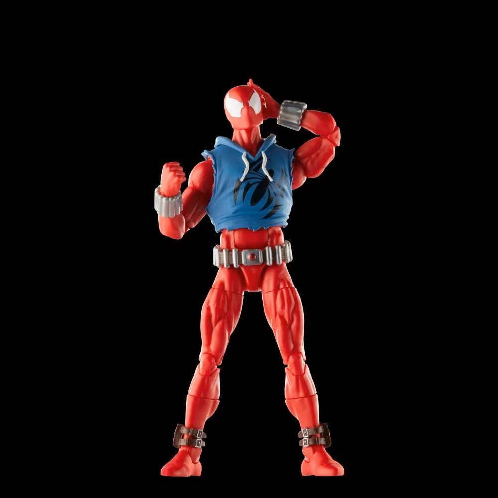 Figura Scarlet Spider Marvel Legends Hasbro 6 pulgadas Ben Reilly Spider-Man original