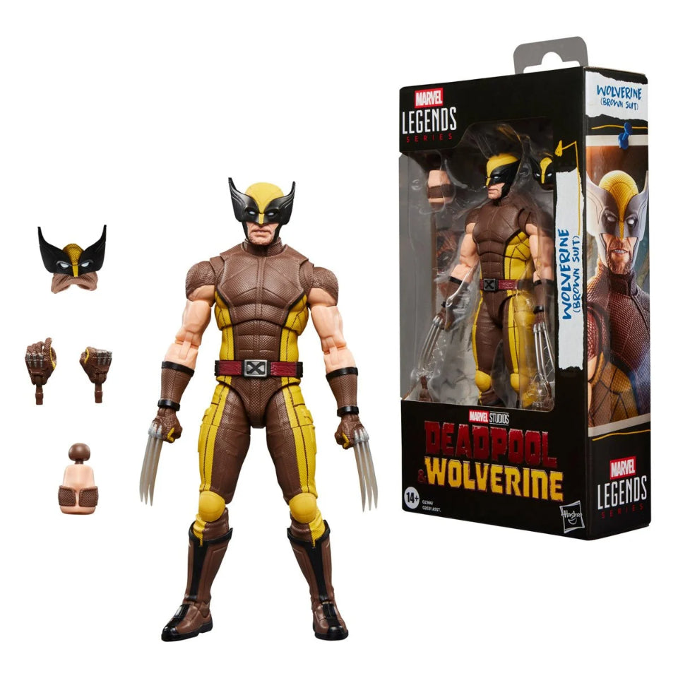 [Preventa] Deadpool &amp; Wolverine: Wolverine (Brown Suit) Marvel Legends