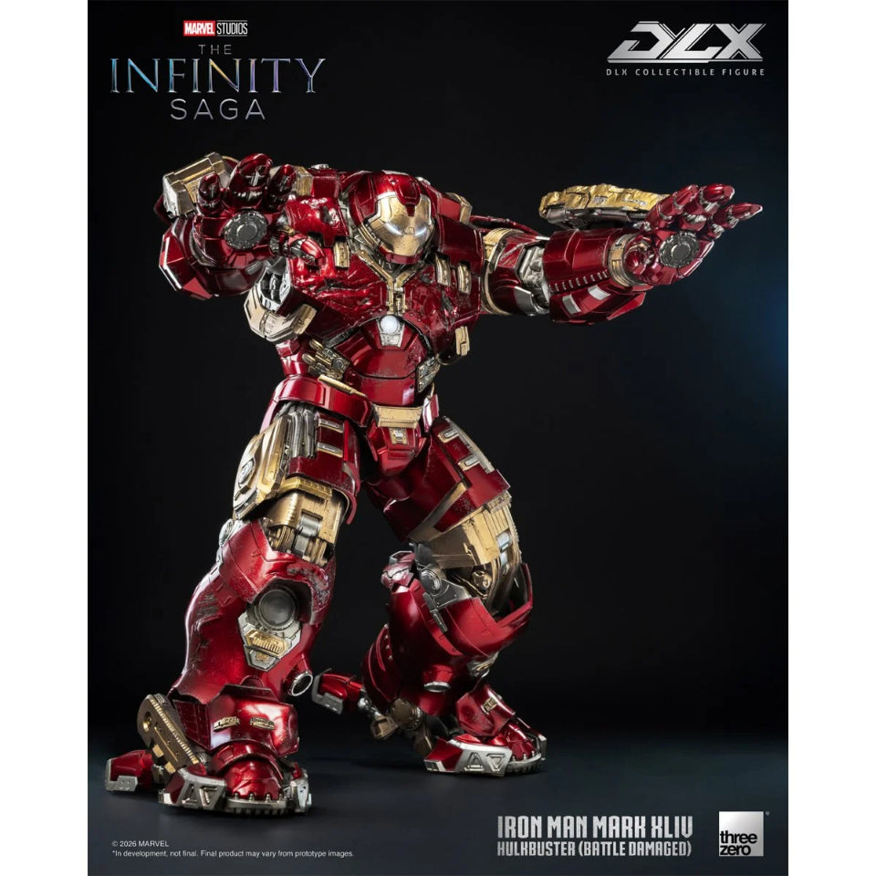 [Preventa]  Marvel Studios: The Infinity Saga Iron Man Mark 44 Hulkbuster Battle Damaged DLX Threezero