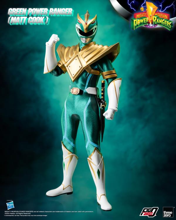 Mighty Morphin Power Rangers Green Ranger Matt Cook THREE ZERO