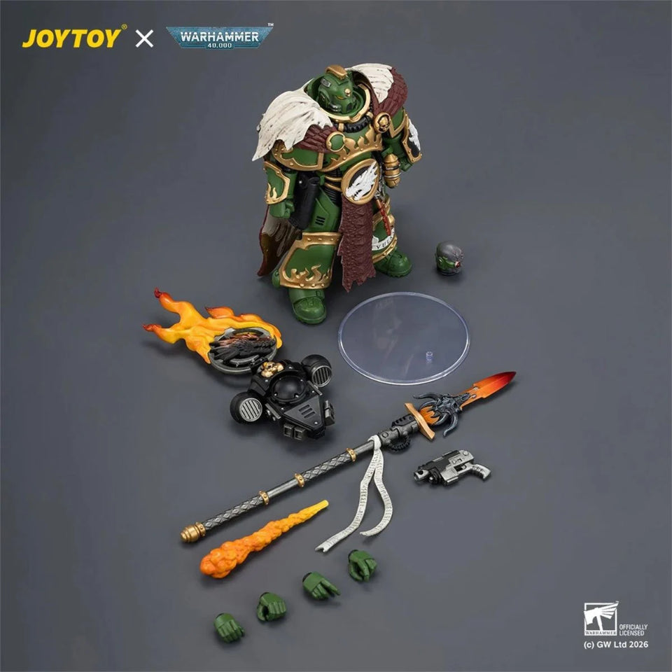 [Preventa] Joy Toy Warhammer 40,000 Salamanders Vulkan He'stan the Forgefather 1:18 Scale Figure