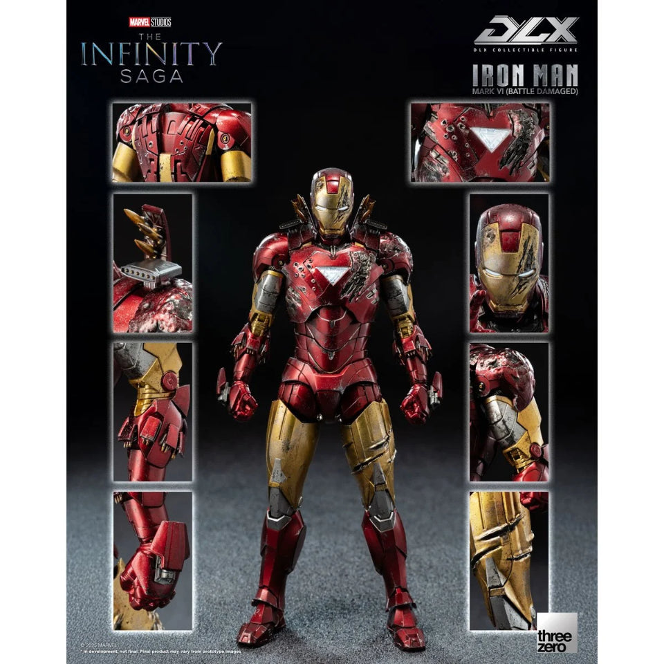 [Preventa] The Infinity Saga Iron Man Mark 6 Battle Damaged DLX Action Figure