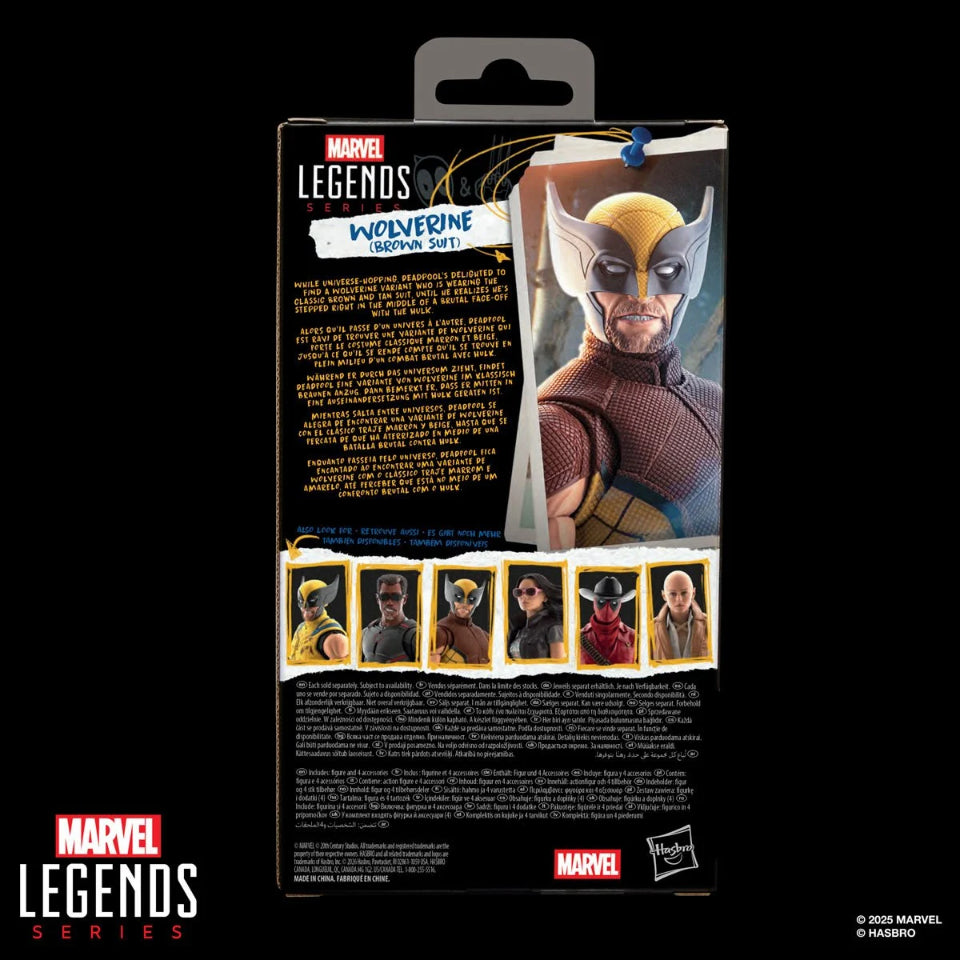 [Preventa] Deadpool &amp; Wolverine: Wolverine (Brown Suit) Marvel Legends