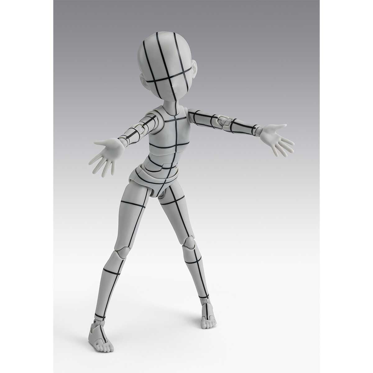 [Preventa] BODY-CHAN KEN SUGIMORI Edition WIREFRAME (Gray Color Ver.) S.H.Figuarts