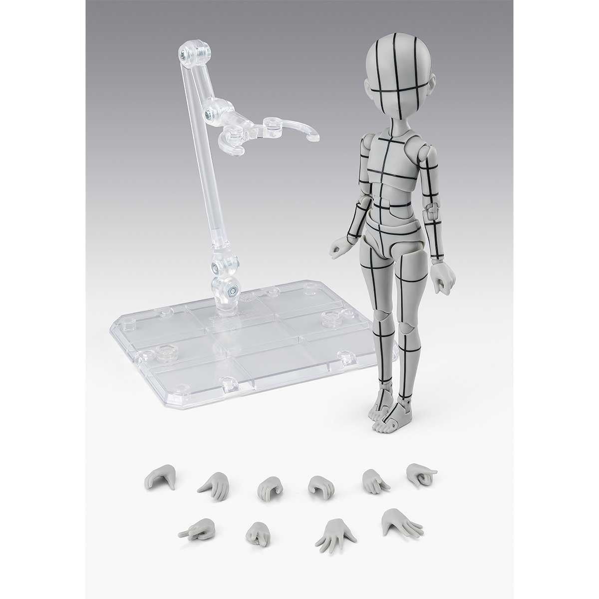 [Preventa] BODY-CHAN KEN SUGIMORI Edition WIREFRAME (Gray Color Ver.) S.H.Figuarts