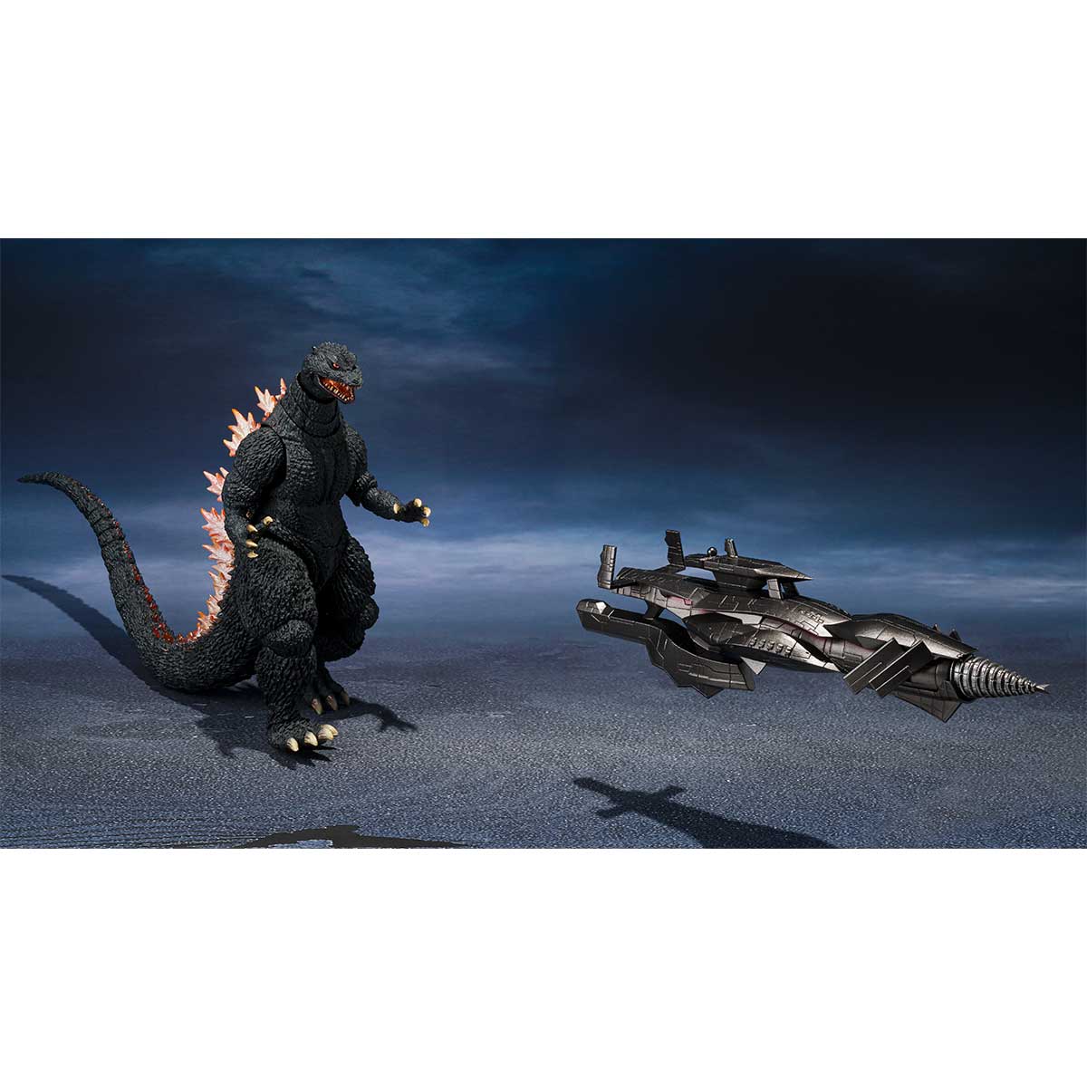 [Preventa] S.H.MONSTERARTS GODZILLA [2004] HEAT RAY VER. VS NEW GOTENGO TAMASHII NATIONS