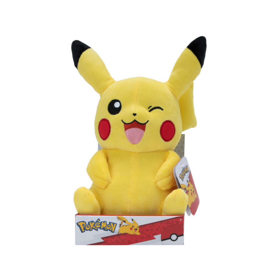 Peluche Pokemon 12&quot; Pikachu Jazwarez