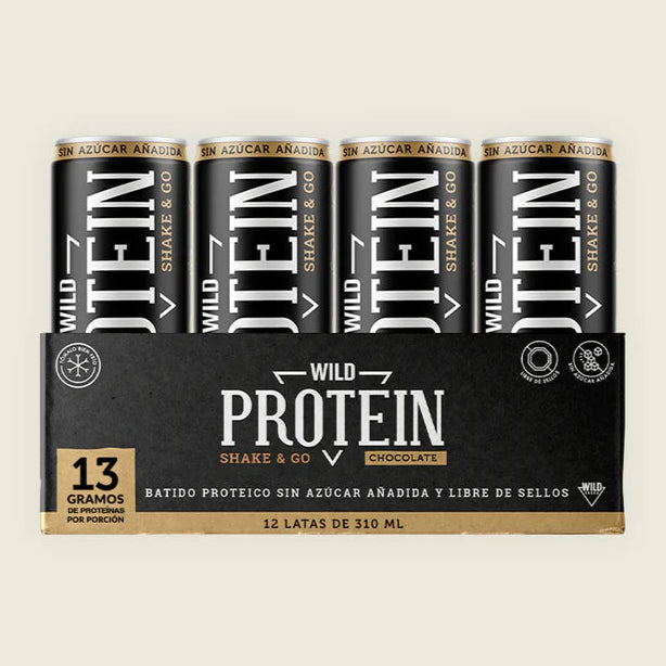 Protein Shake&amp;Go Chocolate 12 unidades