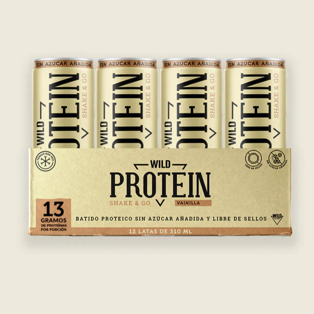 Protein Shake&amp;Go Vainilla 12 unidades
