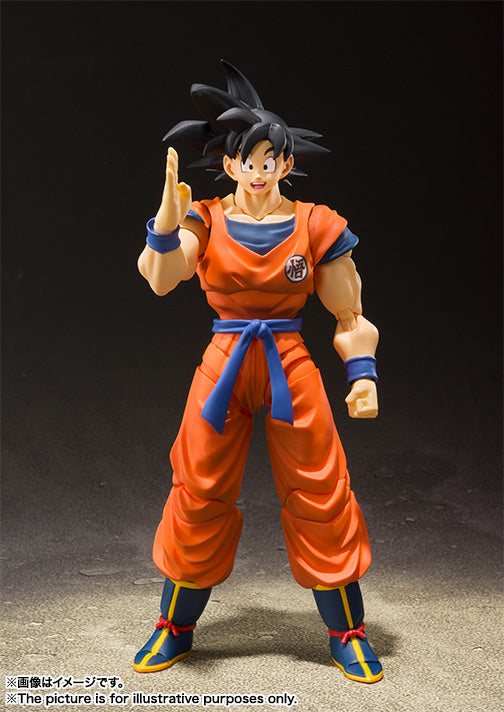 Dragon Ball Z SON GOKU A SAIYAN RAISED ON EARTH S.H.Figuarts (Re Stock)