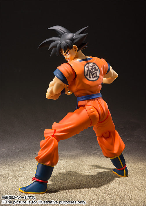 Dragon Ball Z SON GOKU A SAIYAN RAISED ON EARTH S.H.Figuarts (Re Stock)