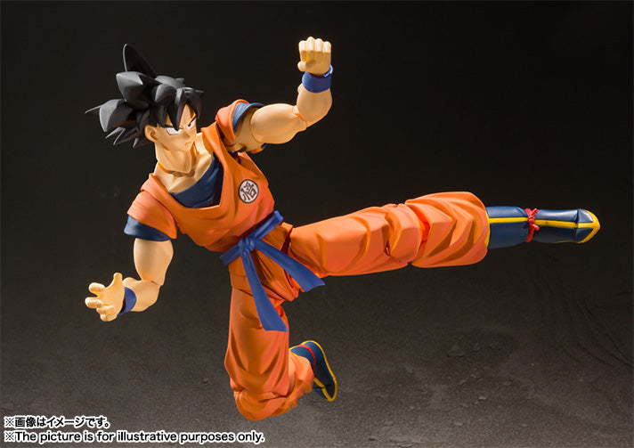 Dragon Ball Z SON GOKU A SAIYAN RAISED ON EARTH S.H.Figuarts (Re Stock)