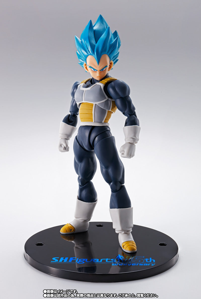 Dragon Ball Super: Broly Super Saiyan God Super Saiyan Vegeta S.H.Figuarts 15th Anniversary Edition