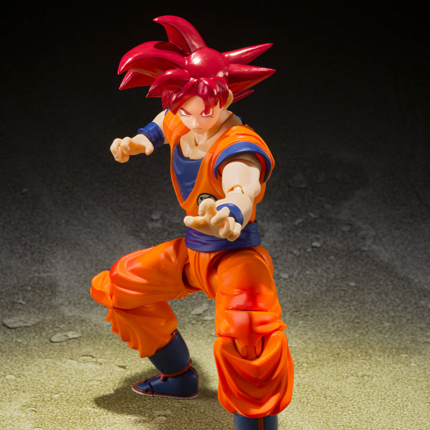 Figura Goku Super Saiyan God S.H.Figuarts Bandai Tamashii Nations