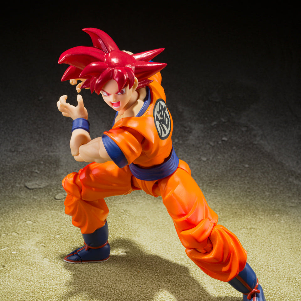 Figura Goku Super Saiyan God S.H.Figuarts Bandai Tamashii Nations