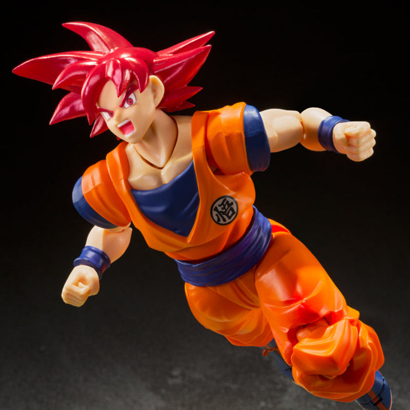 Figura Goku Super Saiyan God S.H.Figuarts Bandai Tamashii Nations