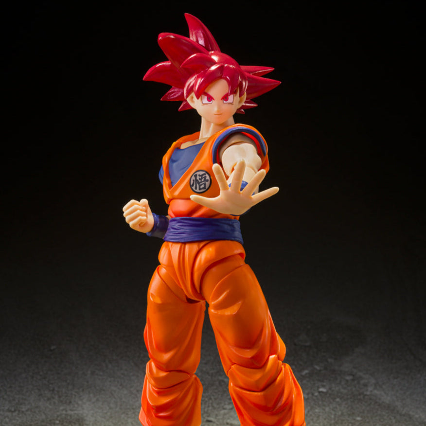 Figura Goku Super Saiyan God S.H.Figuarts Bandai Tamashii Nations