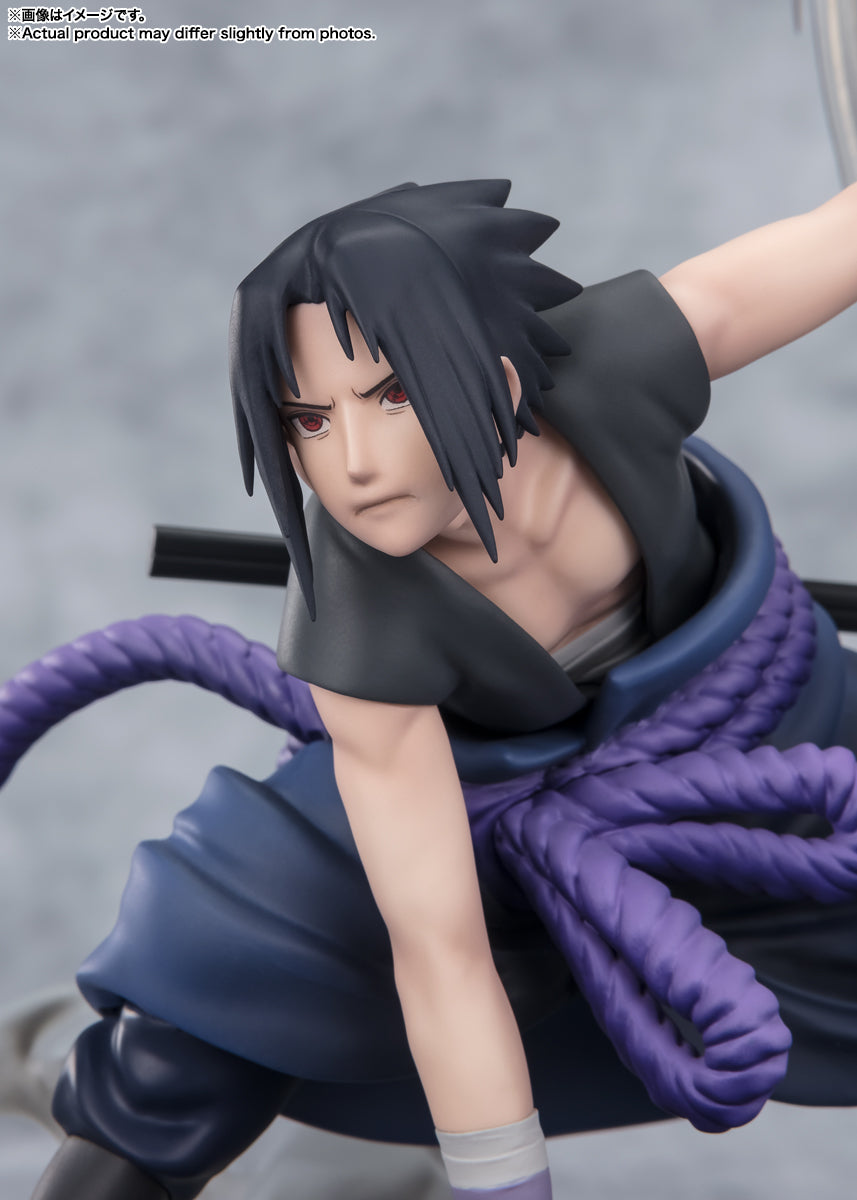 Naruto Shippuuden Uchiha Sasuke The Light &amp; Dark of the Mangekyo Sharingan Figuarts Zero