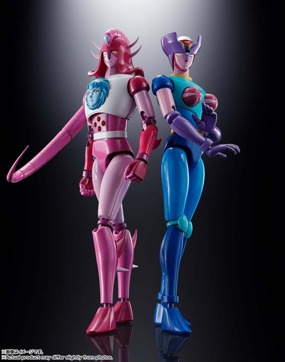 Mazinger Z vs. the Great Dark General - Rhine X1 (GX-108) &amp; Dianan A (GX-11R)  Soul of Chogokin