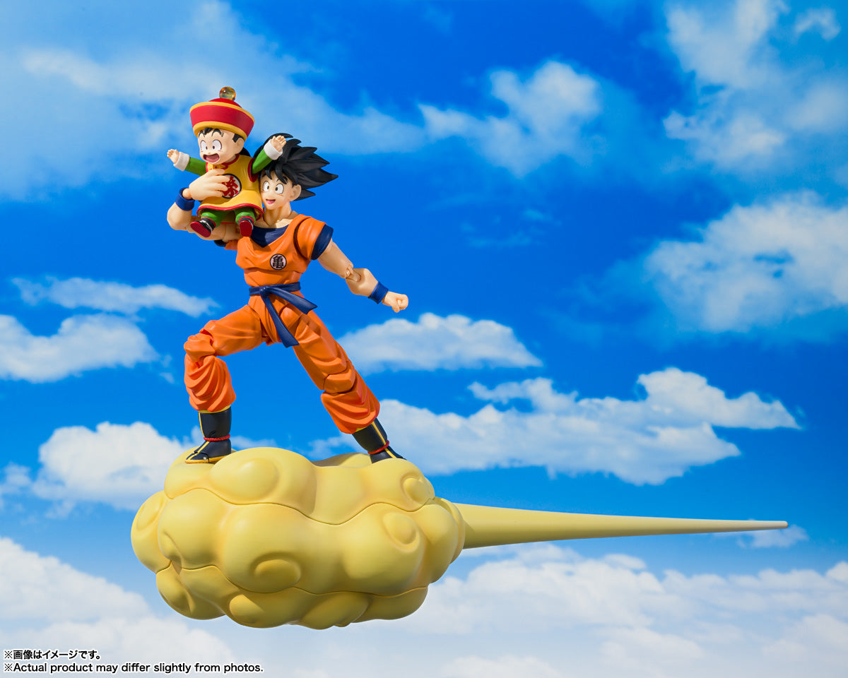 Dragon Ball Z SON GOKU &amp; SON GOHAN-Childhood- &amp; Fliying Nimbus -Exclusive Edition-SDCC 2024 S.H.Figuarts