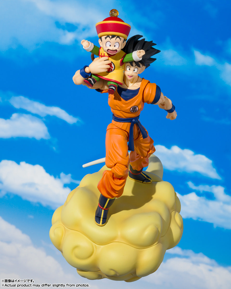 Dragon Ball Z SON GOKU &amp; SON GOHAN-Childhood- &amp; Fliying Nimbus -Exclusive Edition-SDCC 2024 S.H.Figuarts