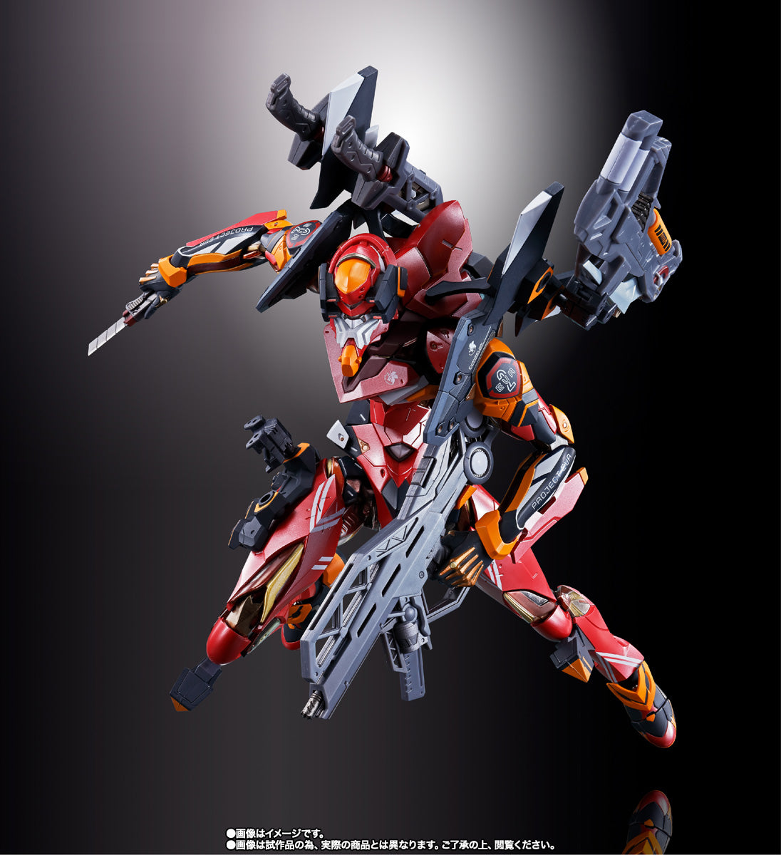 [Preventa] EVANGELION PRODUCTION MODEL-02 30th with the spear of Cassius METAL BUILD