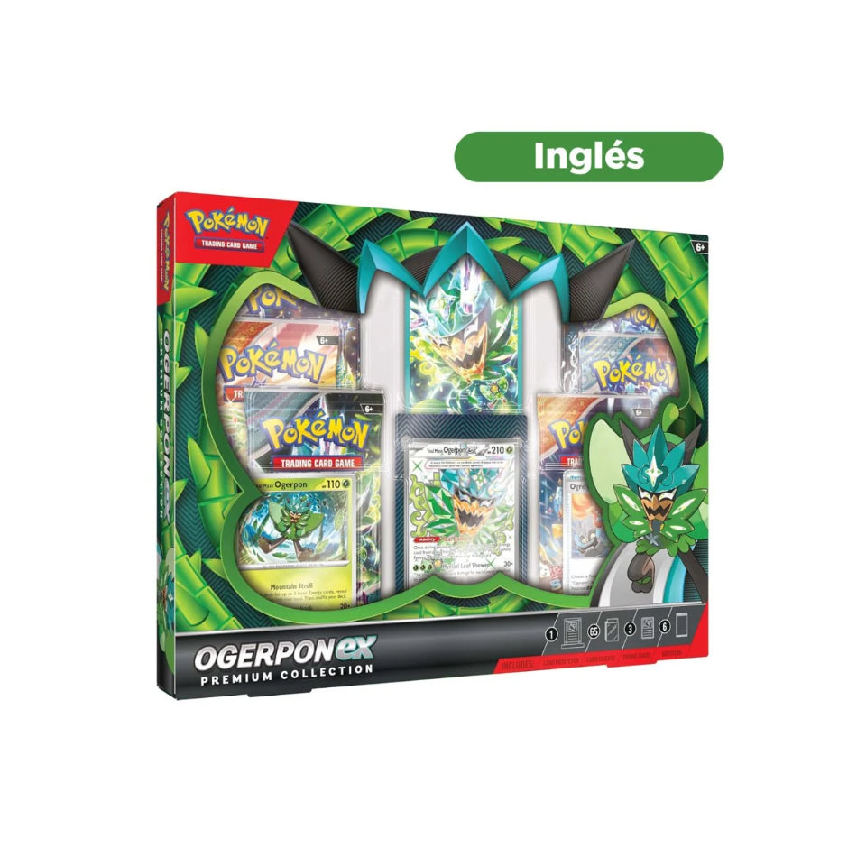 Pokémon TCG: Ogerpon ex Premium Collection INGLÉS/ESPAÑOL