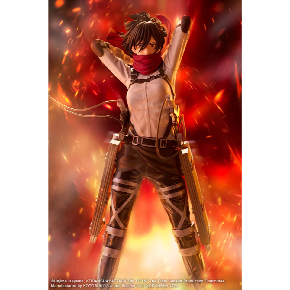 [Preventa] Attack on Titan: The Final Season Mikasa Ackerman Oshi Works Statue Kotobukiya