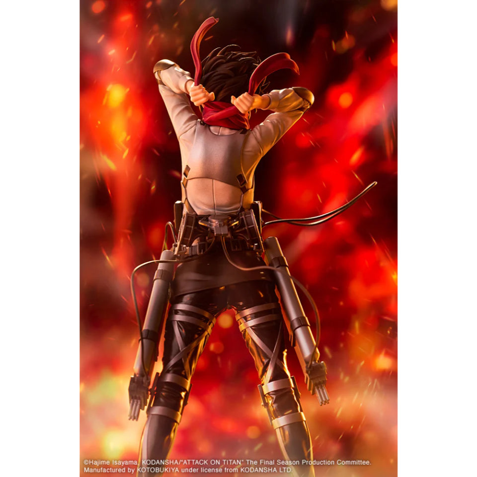 [Preventa] Attack on Titan: The Final Season Mikasa Ackerman Oshi Works Statue Kotobukiya