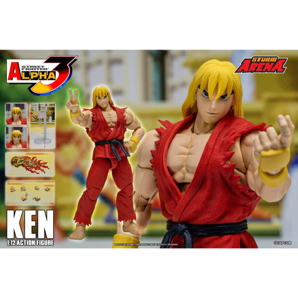 [Preventa] Street Fighter Alpha 3 Storm Arena Ken 1/12 Storm Collectibles