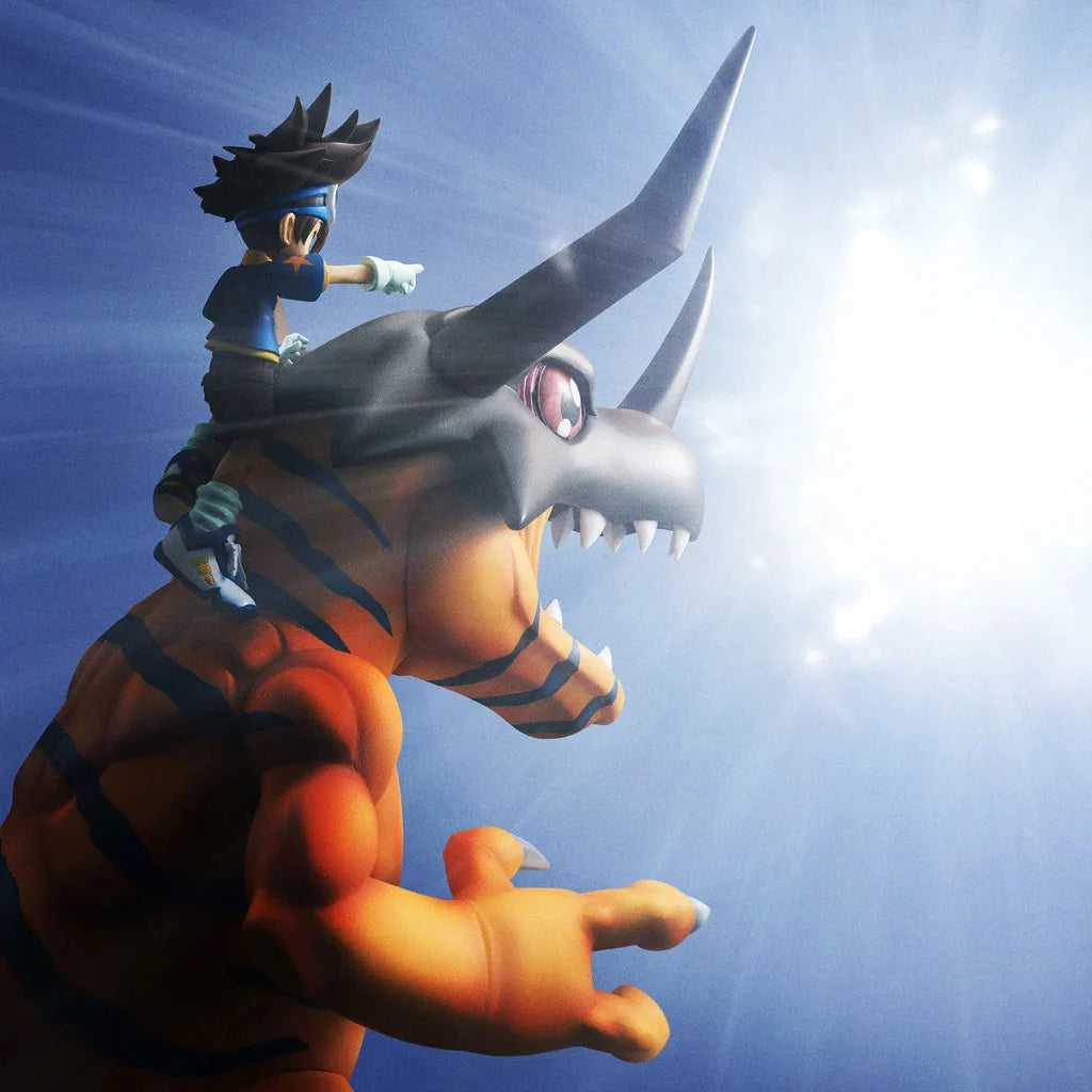 [Preventa] Digimon Adventure Greymon &amp; Taichi Yagami G.E.M. Series MEGAHOUSE