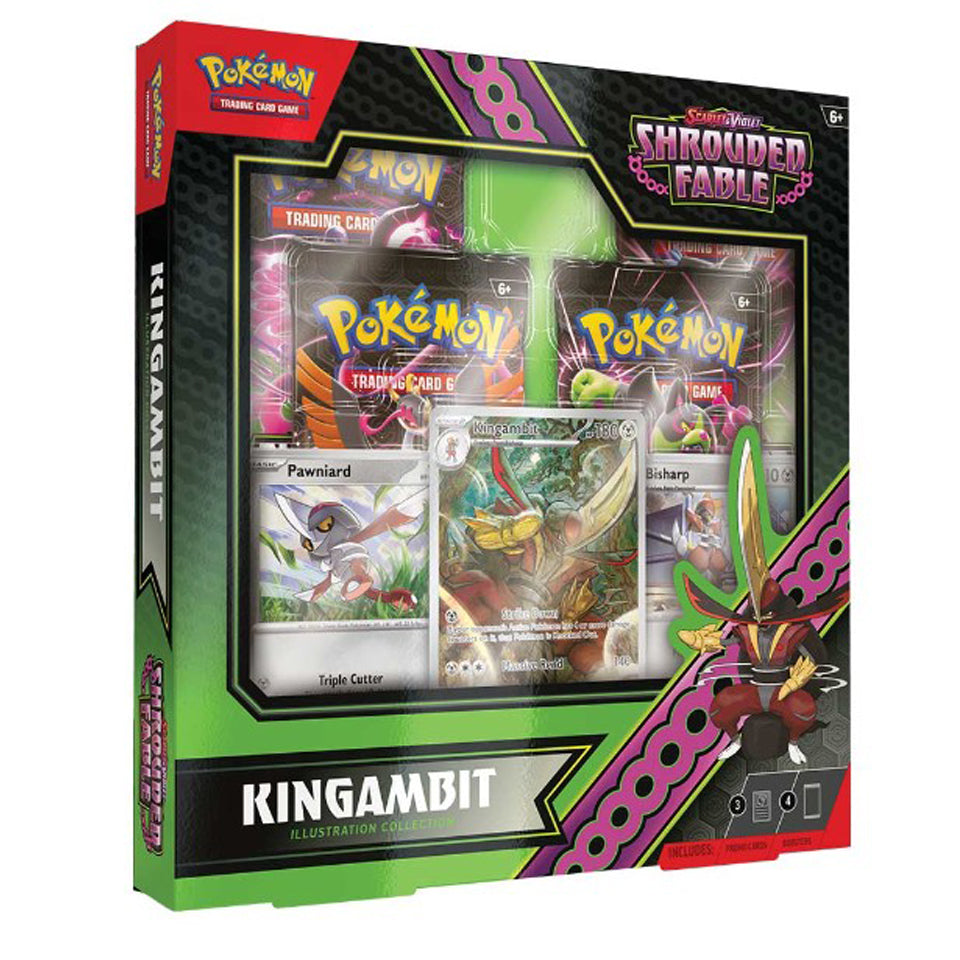 Pokémon – Scarlet &amp; Violet 6.5 Shrouded Fable Kingambit Illustration Collection (Español)