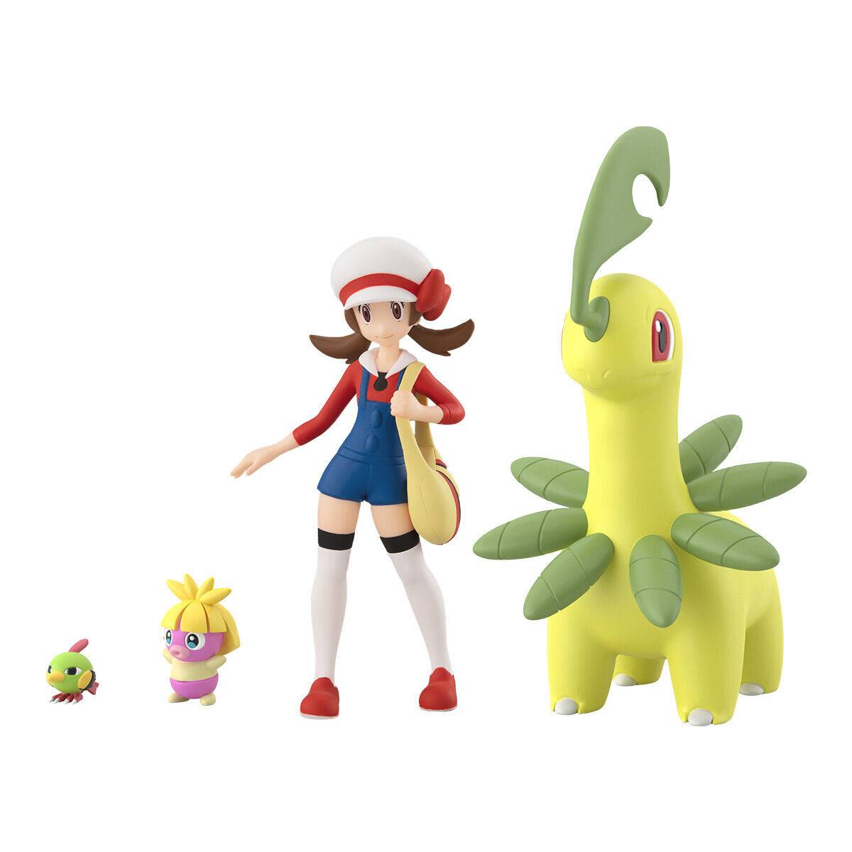 Pokemon Scale World: Johto Region - Lyra &amp; BayLeaf &amp; Natu &amp; Smoochum CANDY TOY