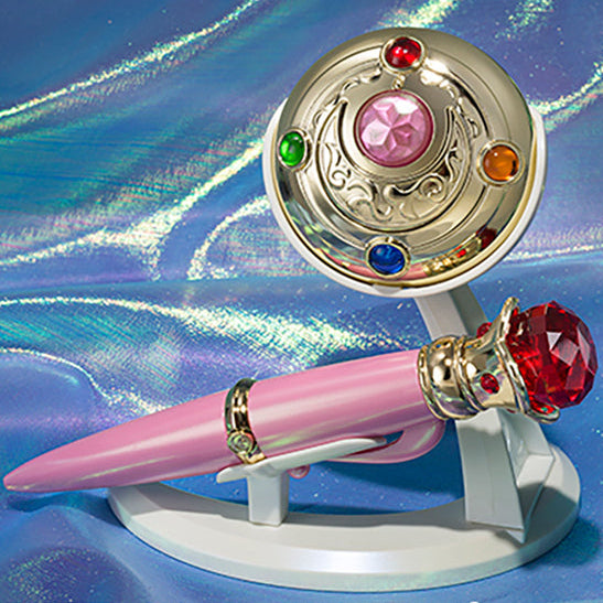 Sailor Moon Transformation Brooch &amp; Disguise Pen set Brilliant Color Edition Proplica