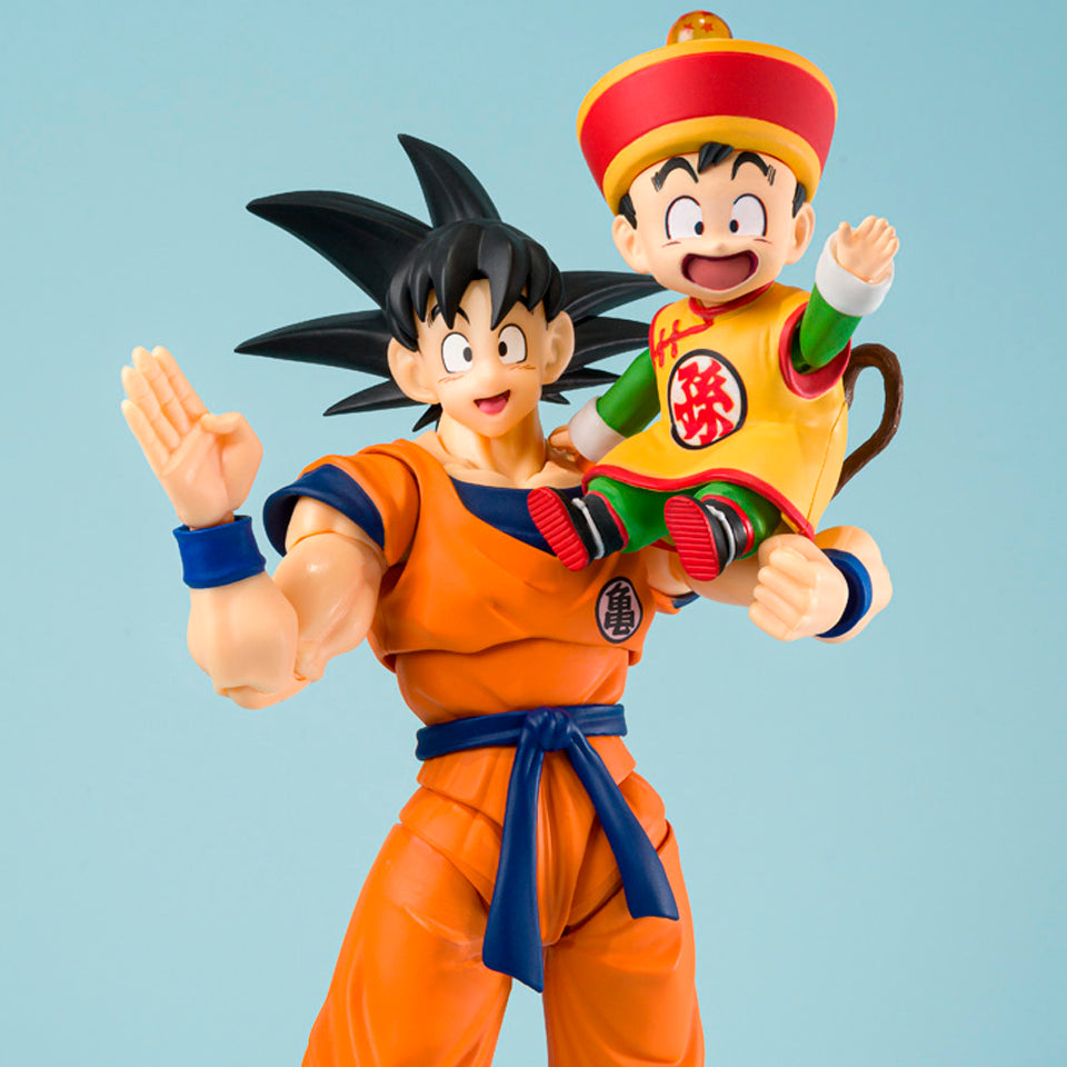 Dragon Ball Z SON GOKU &amp; SON GOHAN-Childhood- &amp; Fliying Nimbus -Exclusive Edition-SDCC 2024 S.H.Figuarts